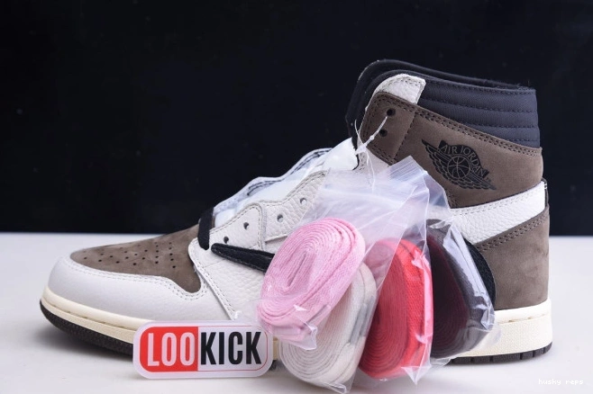 Husky OG JORDAN CD4487-100 TS 'TRAVIS 2.0 1 HIGH - AIR SP SCOTT' 0813